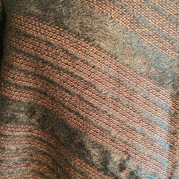 0331 Vintage Boho Micheline Boucher Mohair Multi Stitch Sleeveless Sweat… - Picture 5 of 11